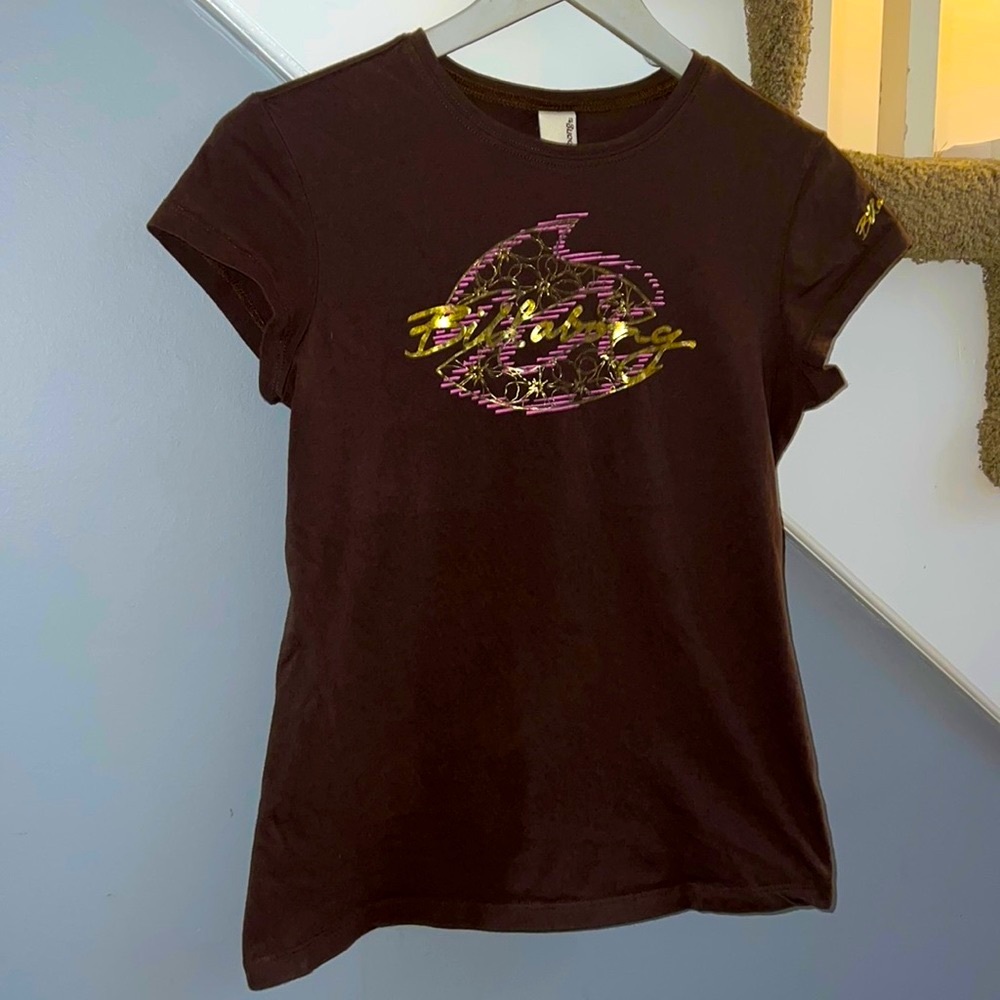 🌊Women’s Brown Billabong Graphic T-Shirt☀️